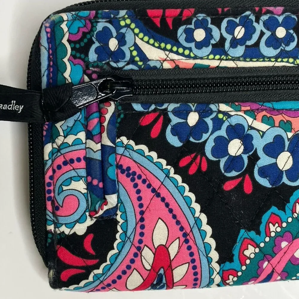 Vera Bradley Turn Lock Haymarket Paisley Wallet
